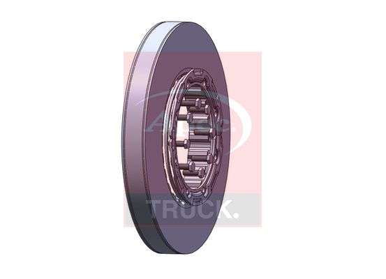 Apec Truck DSK7052 Brake Disc - 1