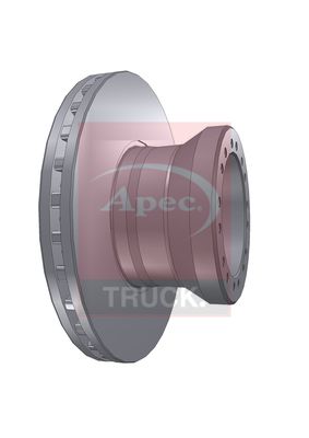Apec Truck DSK7053 Brake Disc - 1
