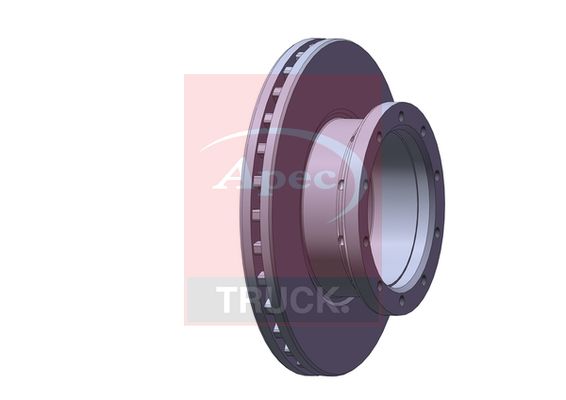 Apec Truck DSK7054 Brake Disc - 1