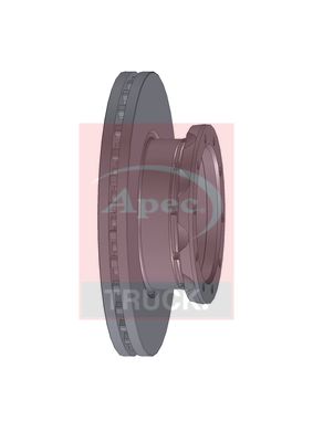 Apec Truck DSK7055 Brake Disc - 1