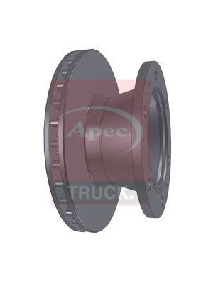 Apec Truck DSK7057 Brake Disc - 1