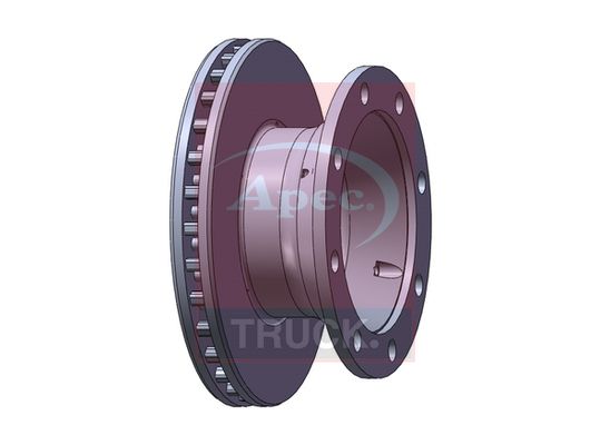 Apec Truck DSK7058 Brake Disc - 1