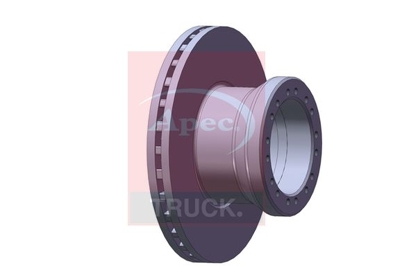 Apec Truck DSK7059 Brake Disc - 1