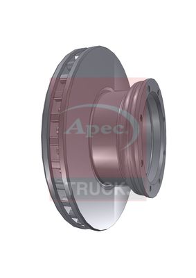 Apec Truck DSK7061 Brake Disc - 1