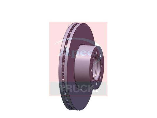 Apec Truck DSK7063 Brake Disc - 1