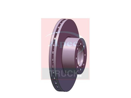 Apec Truck DSK7063 Brake Disc - 1