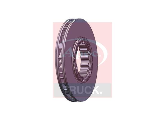 Apec Truck DSK7064 Brake Disc - 1
