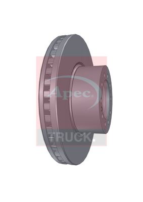 Apec Truck DSK7067 Brake Disc - 1