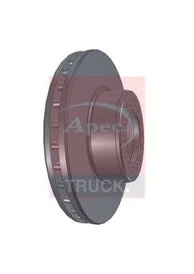 Apec Truck DSK7068 Brake Disc - 1