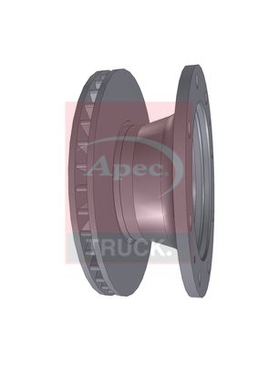 Apec Truck DSK7071 Brake Disc - 1