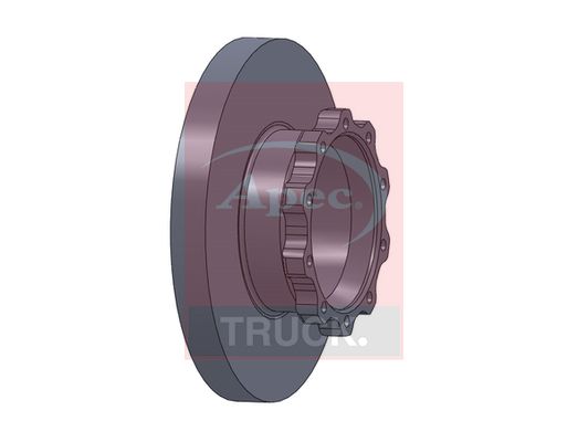 Apec Truck DSK7072 Brake Disc - 1