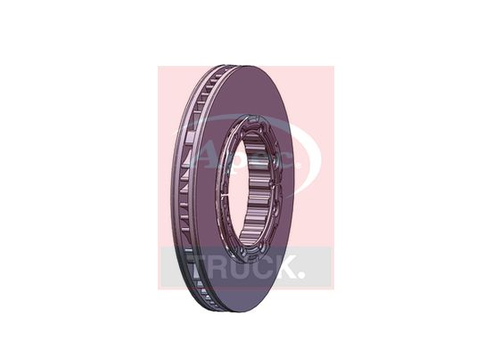 Apec Truck DSK7073 Brake Disc - 1