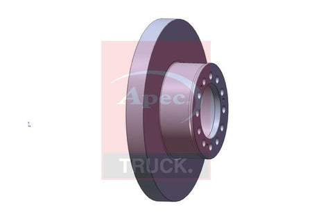 Apec Truck DSK7076 Brake Disc - 1