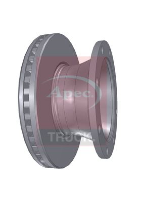 Apec Truck DSK7077 Brake Disc - 1