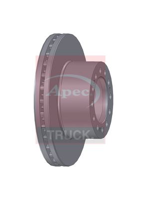 Apec Truck DSK7079 Brake Disc - 1