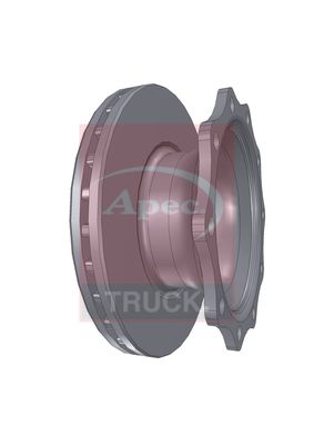 Apec Truck DSK7080 Brake Disc - 1