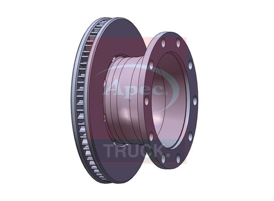 Apec Truck DSK7082 Brake Disc - 1