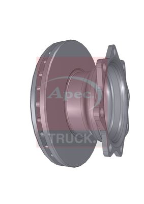 Apec Truck DSK7085 Brake Disc - 1