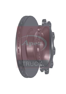 Apec Truck DSK7086 Brake Disc - 1