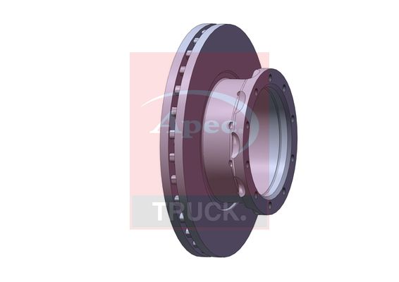 Apec Truck DSK7088 Brake Disc - 1