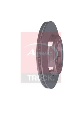 Apec Truck DSK7089 Brake Disc - 1