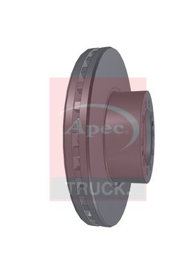 Apec Truck DSK7091 Brake Disc - 1