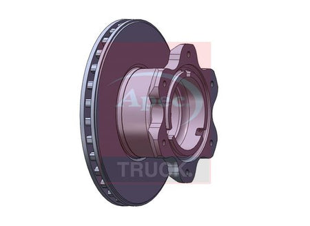Apec Truck DSK7092 Brake Disc - 1