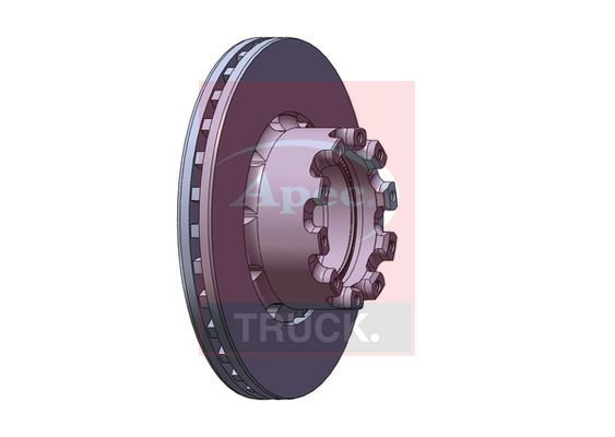 Apec Truck DSK7093 Brake Disc - 1