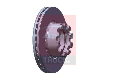 Apec Truck DSK7093 Brake Disc - 1