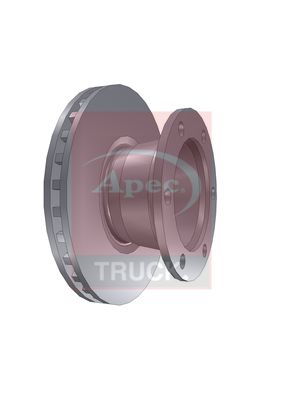 Apec Truck DSK7095 Brake Disc - 1