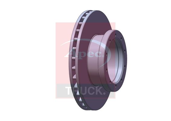 Apec Truck DSK7096 Brake Disc - 1