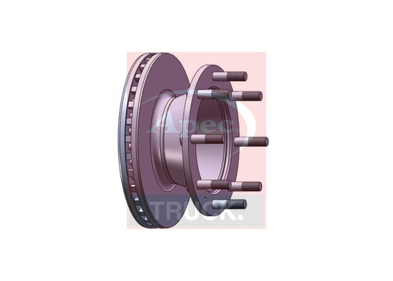 Apec Truck DSK7097 Brake Disc - 1