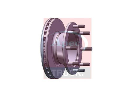 Apec Truck DSK7097 Brake Disc - 1