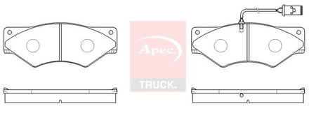 Apec Truck PAD29001 Brake Pad Set, disc brake - 1