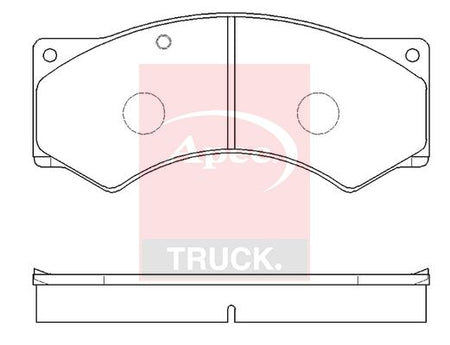 Apec Truck PAD29017 Brake Pad Set, disc brake - 1