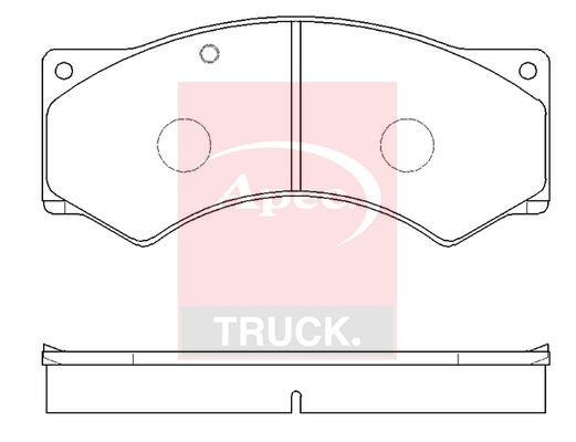 Apec Truck PAD29017 Brake Pad Set, disc brake - 1