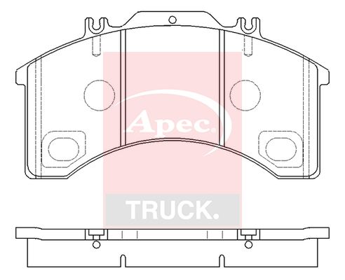 Apec Truck PAD29032 Brake Pad Set, disc brake - 1