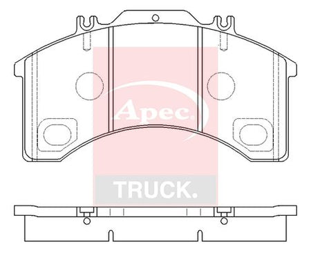 Apec Truck PAD29032 Brake Pad Set, disc brake - 1