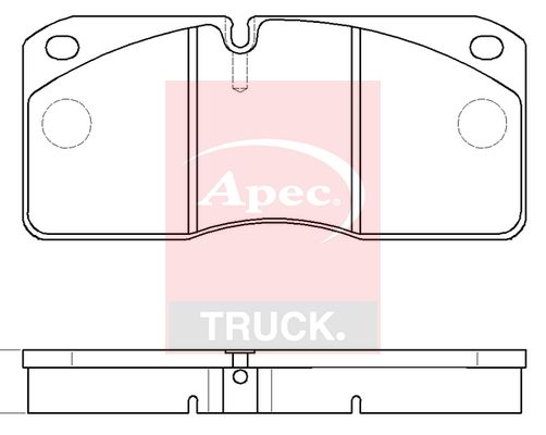 Apec Truck PAD29067 Brake Pad Set, disc brake - 1