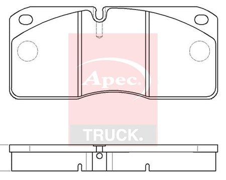 Apec Truck PAD29067 Brake Pad Set, disc brake - 1