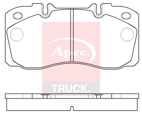 Apec Truck PAD29122 Brake Pad Set, disc brake - 1