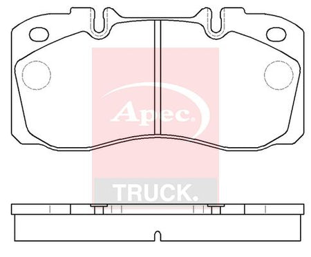 Apec Truck PAD29122 Brake Pad Set, disc brake - 1