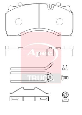 Apec Truck PAD29142K Brake Pad Set, disc brake - 1