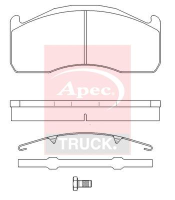 Apec Truck PAD29151K Brake Pad Set, disc brake - 1