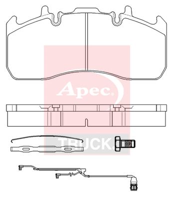 Apec Truck PAD29173K Brake Pad Set, disc brake - 1