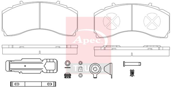 Apec Truck PAD29246K Brake Pad Set, disc brake - 1