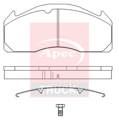 Apec Truck PAD29277K Brake Pad Set, disc brake - 1