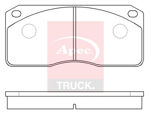 Apec Truck PAD29302 Brake Pad Set, disc brake - 1