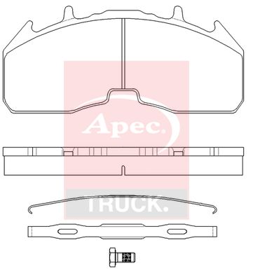 Apec Truck PAD29332K Brake Pad Set, disc brake - 1