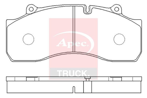 Apec Truck PAD29747 Brake Pad Set, disc brake - 1